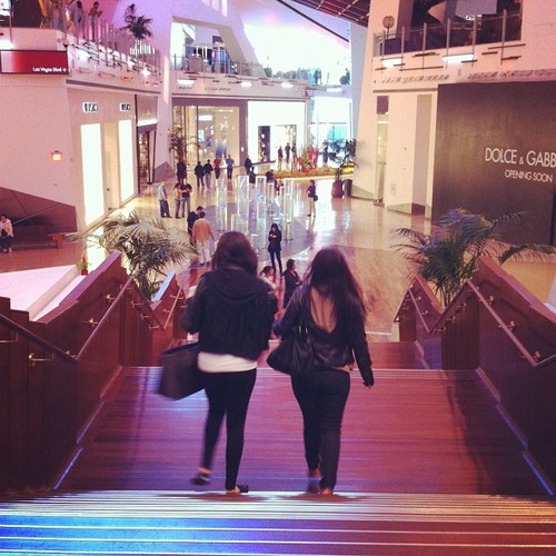 A view of Crystals at CityCenter in Las Vegas